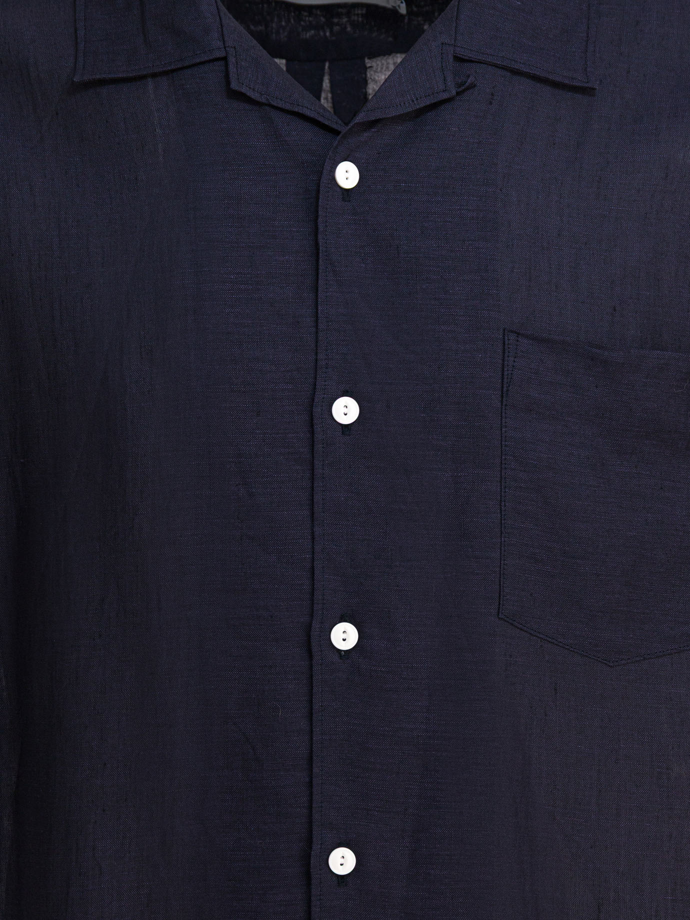 "Voyager" oxford linen shirt - Image 3