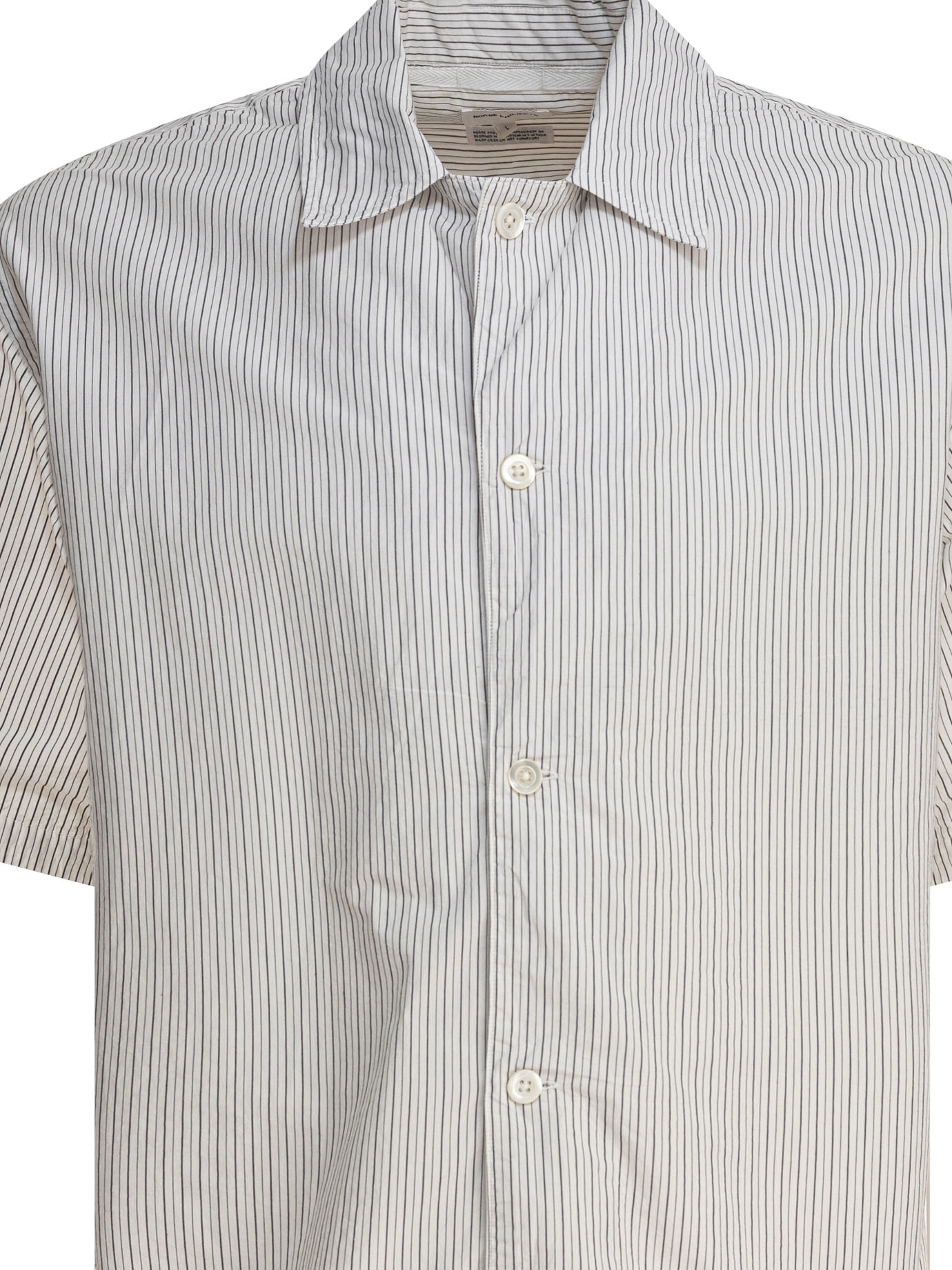 "Mads Poplin Stripe SS" Shirt - Image 3