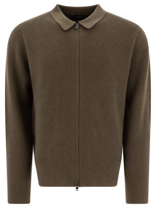 Wool blend cardigan
