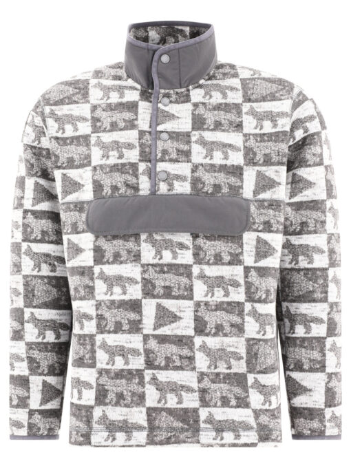"and wander x Maison Kitsuné" crewneck