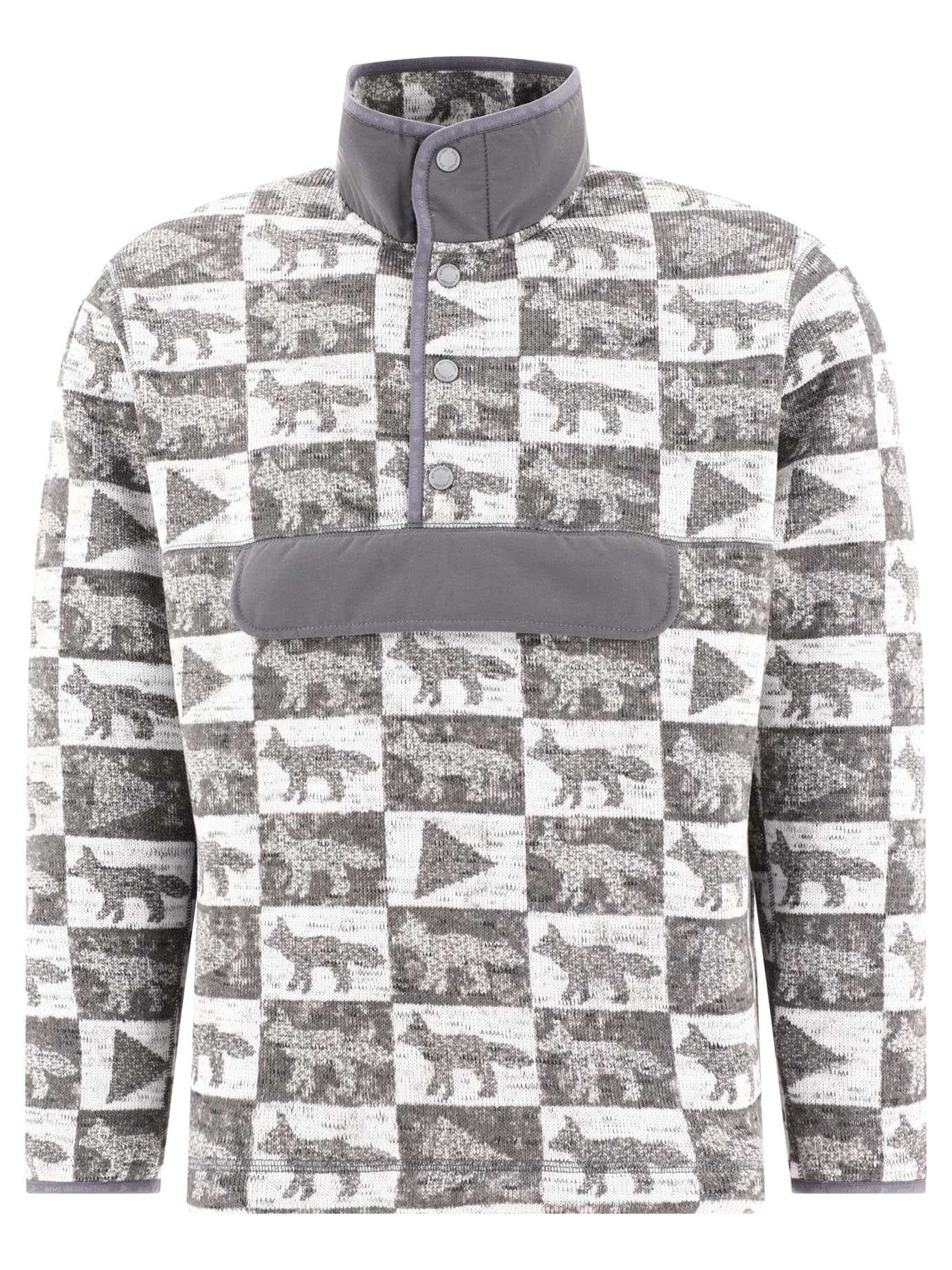 "and wander x Maison Kitsuné" crewneck