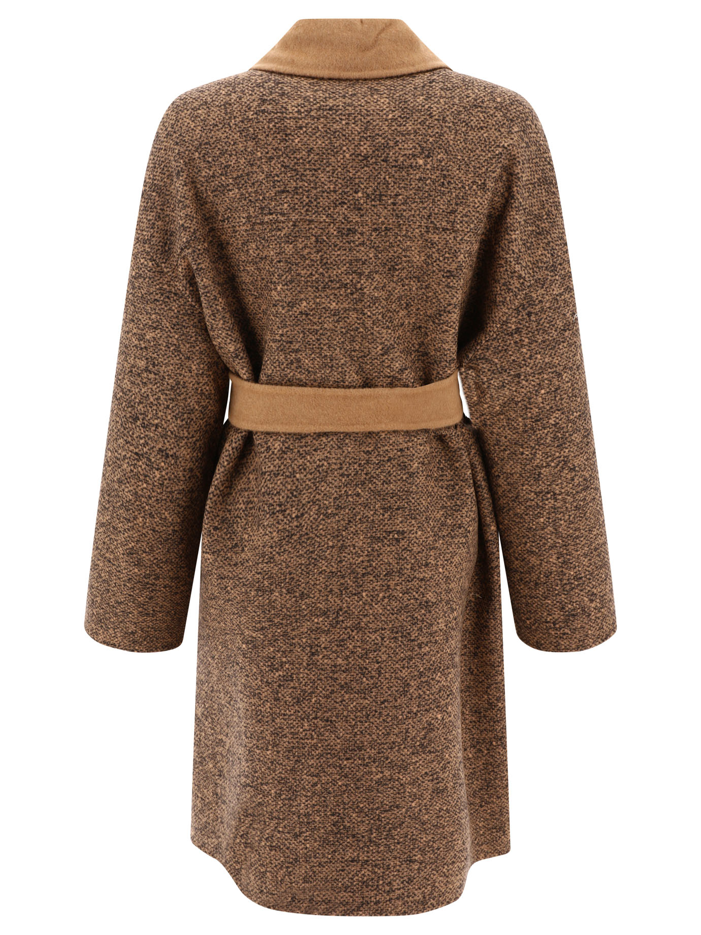 "Evelin" reversible camel and wool coat - Image 3