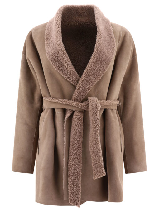 Leather and shearling jacket