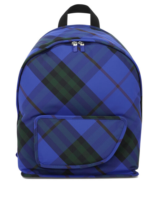 "Check" Nylon backpack