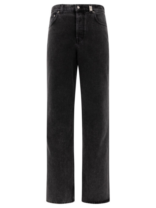 Low rise baggy jeans