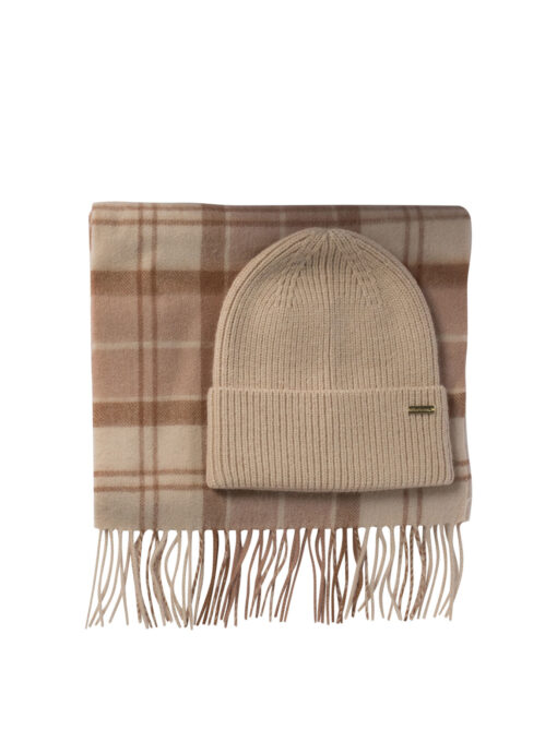 "Aubrey" scarf and beanie gift set