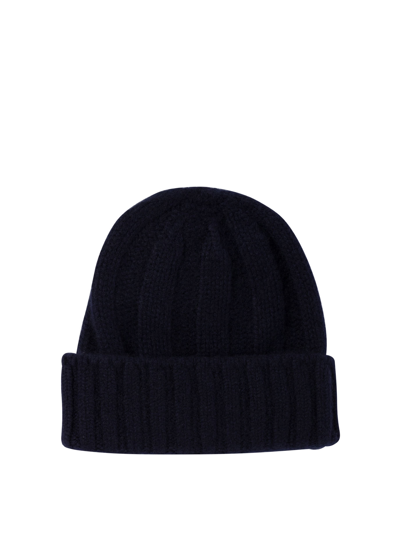 Ribbed cashmere beanie
