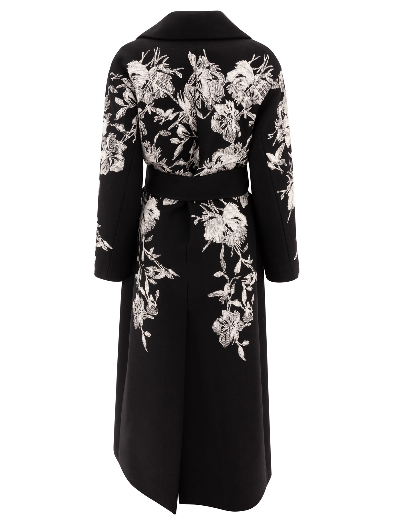Wool embroidered coat - Image 2