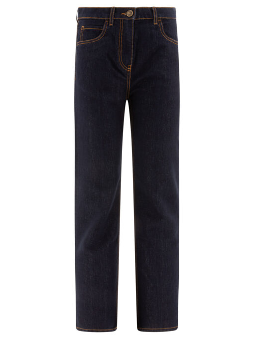 Straight-leg jeans