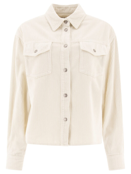 Velvet overshirt