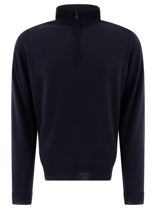 "Tapton" half-zip sweater