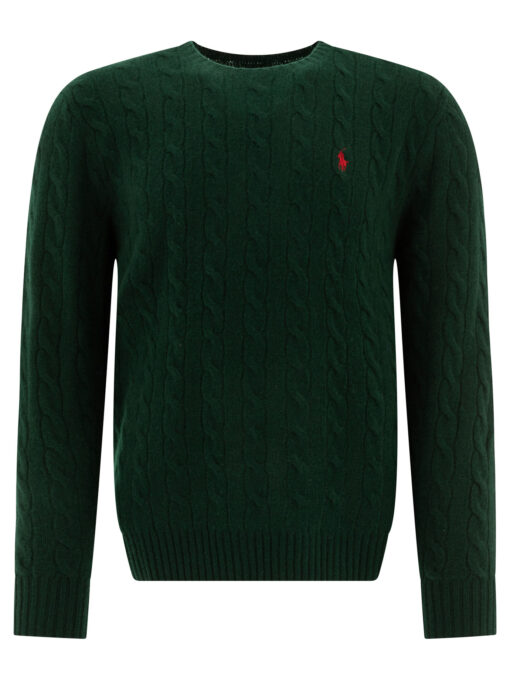 "Pony" cable-knit sweater
