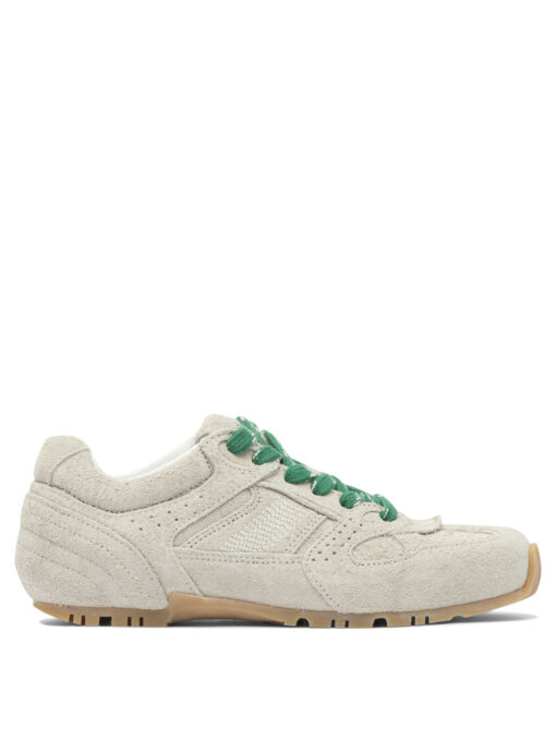 Tb.56 Suede Fuzzy Light Grey Leather Sneakers