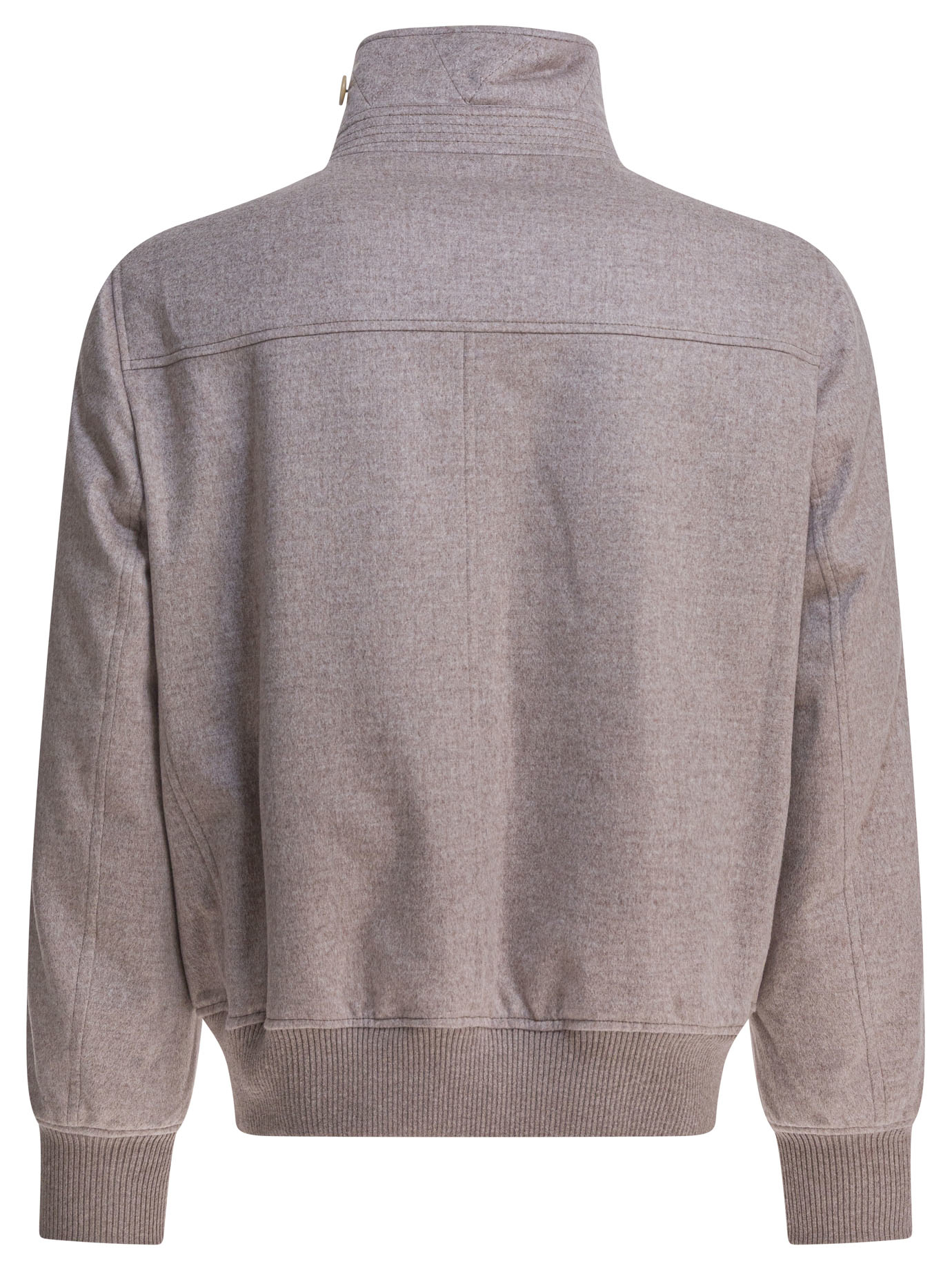 Cashmere beave bomber jacket - Image 2