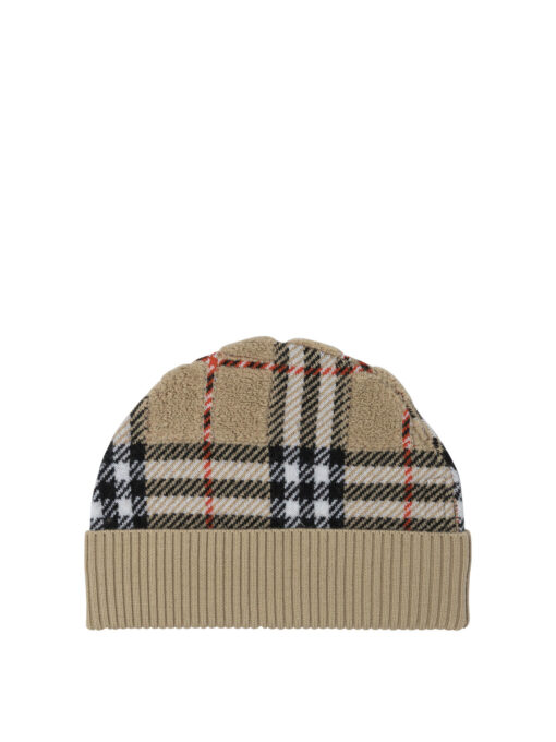 TOWELLING CHK BEANIE