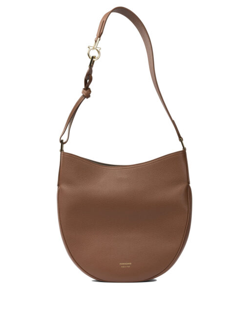 Leather hobo bag
