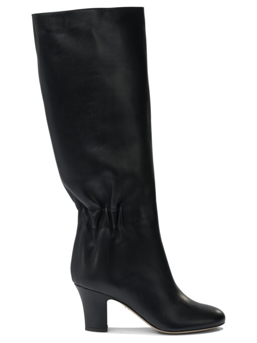 Curled details boots 70 mm