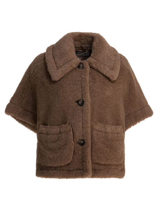 Teddy fabric cape