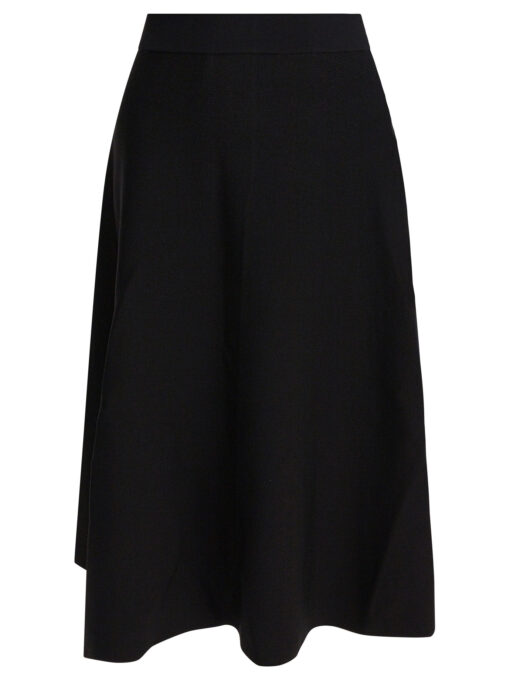 Flared midi skirt