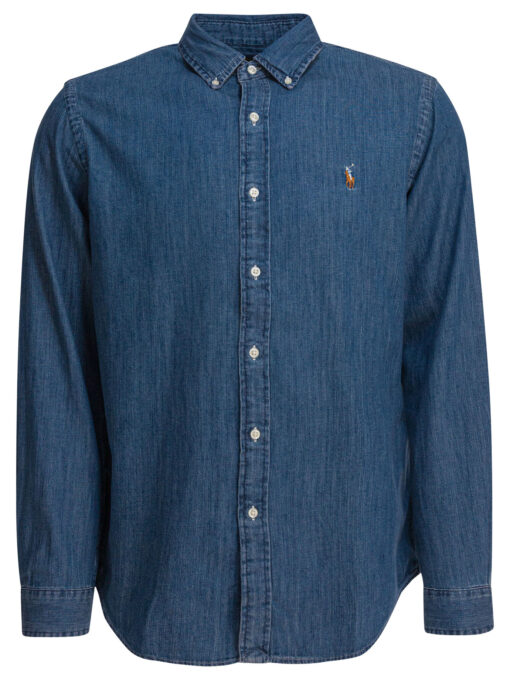 Custom fit denim shirt