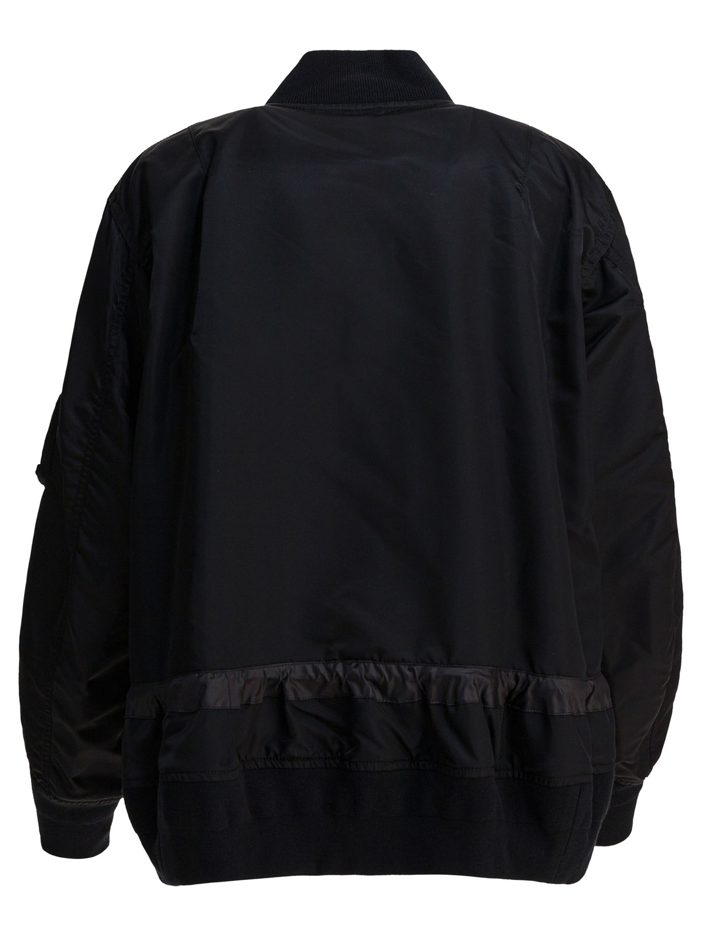 Nylon twill bomber jacket - Image 2