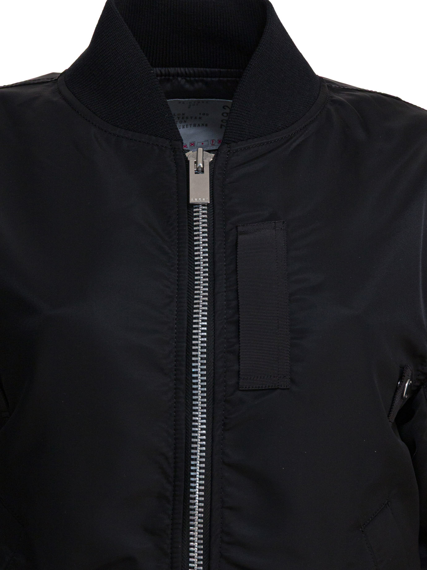 Nylon twill bomber jacket - Image 3