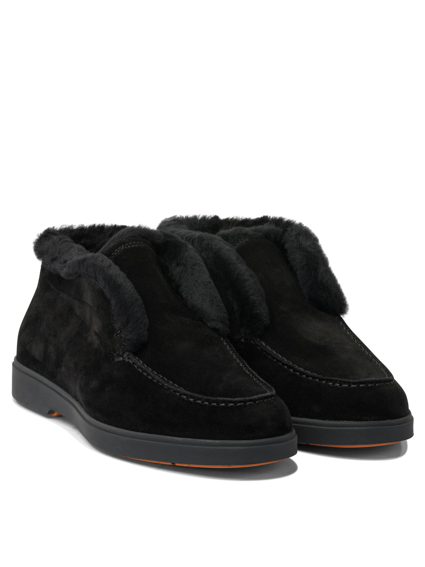 "Desert" ankle boots with fur - Image 2