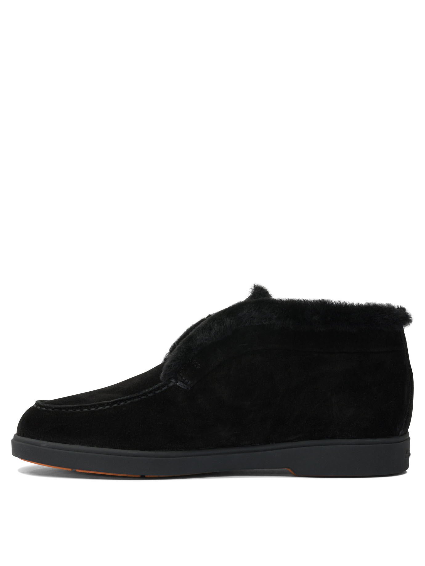 "Desert" ankle boots with fur - Image 3