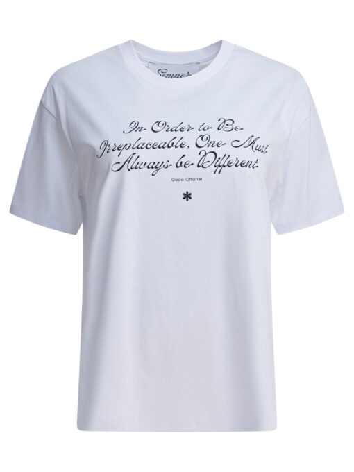 T-shirt with Coco Chanel citation