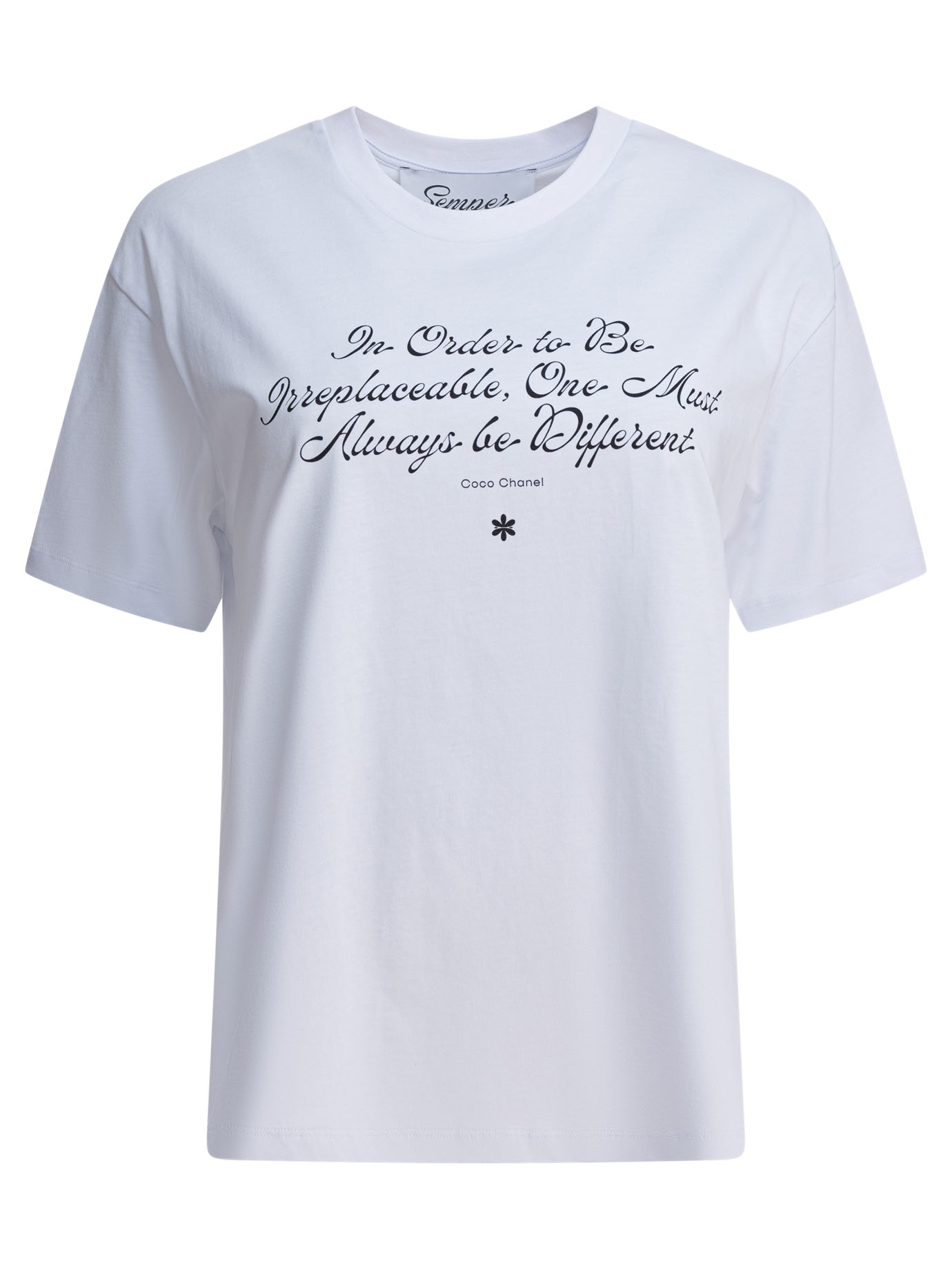 T-shirt with Coco Chanel citation