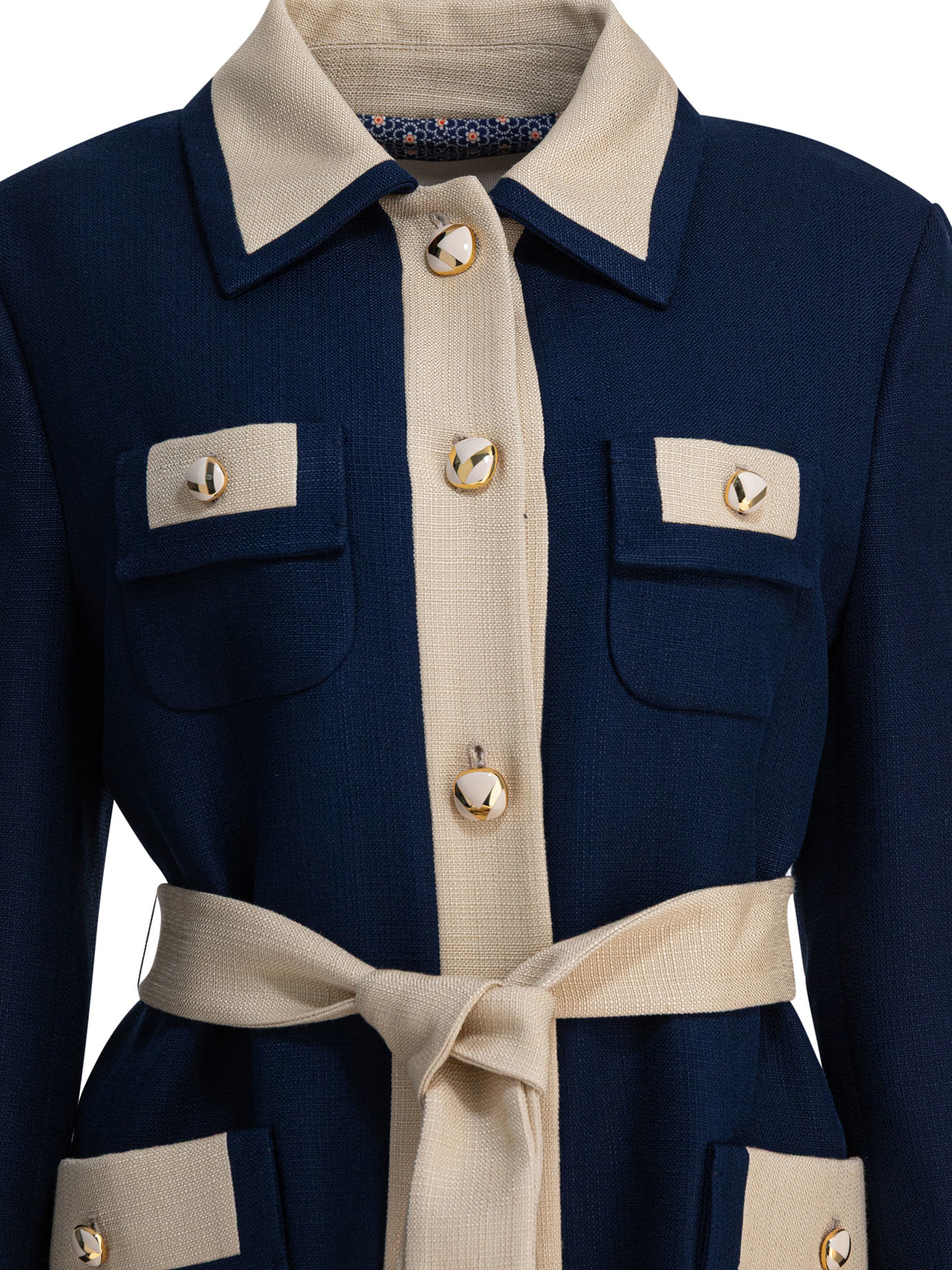 Viscose caban coat - Image 3