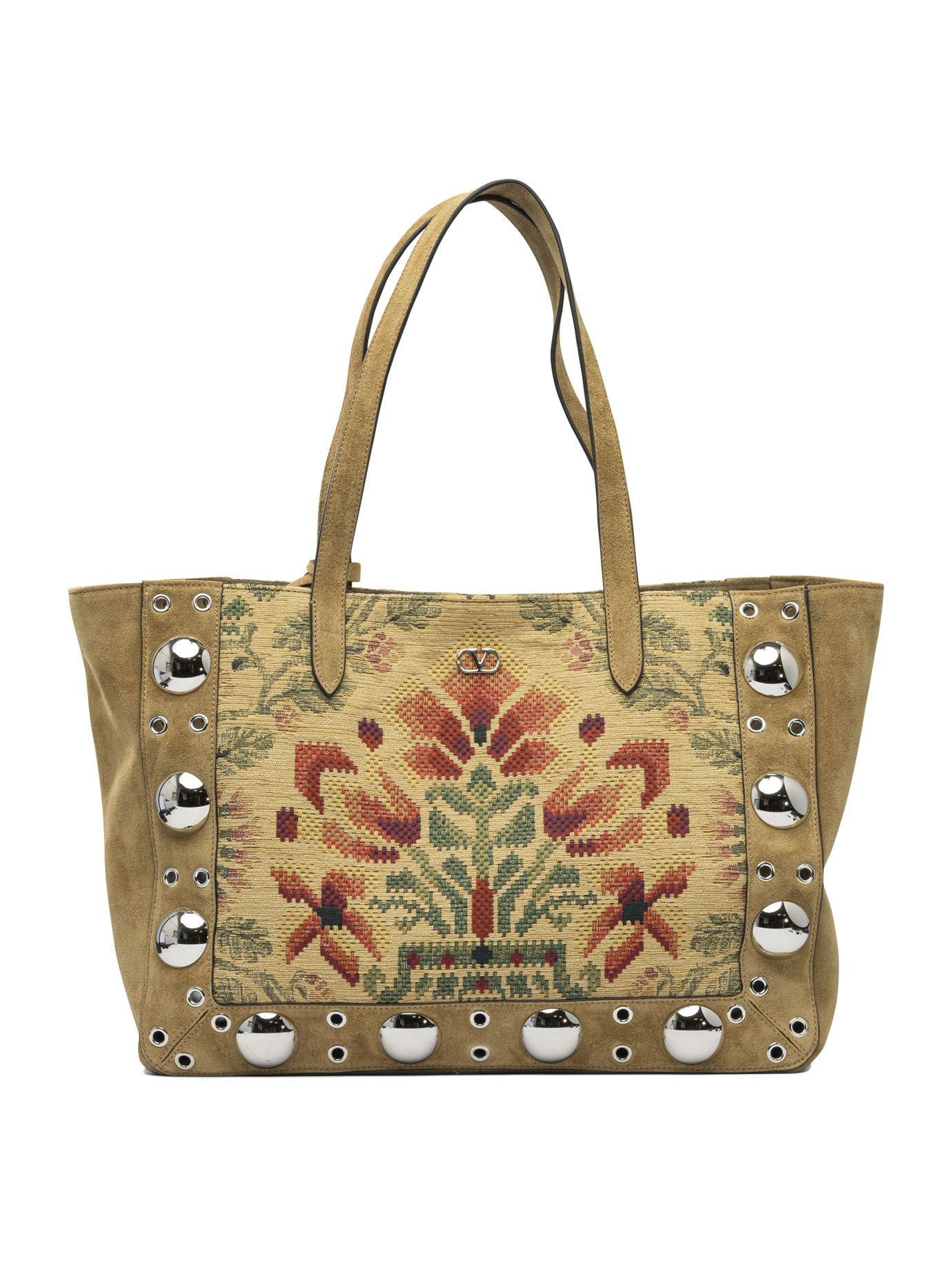 Embroidered "Nellcôte" shopper bag