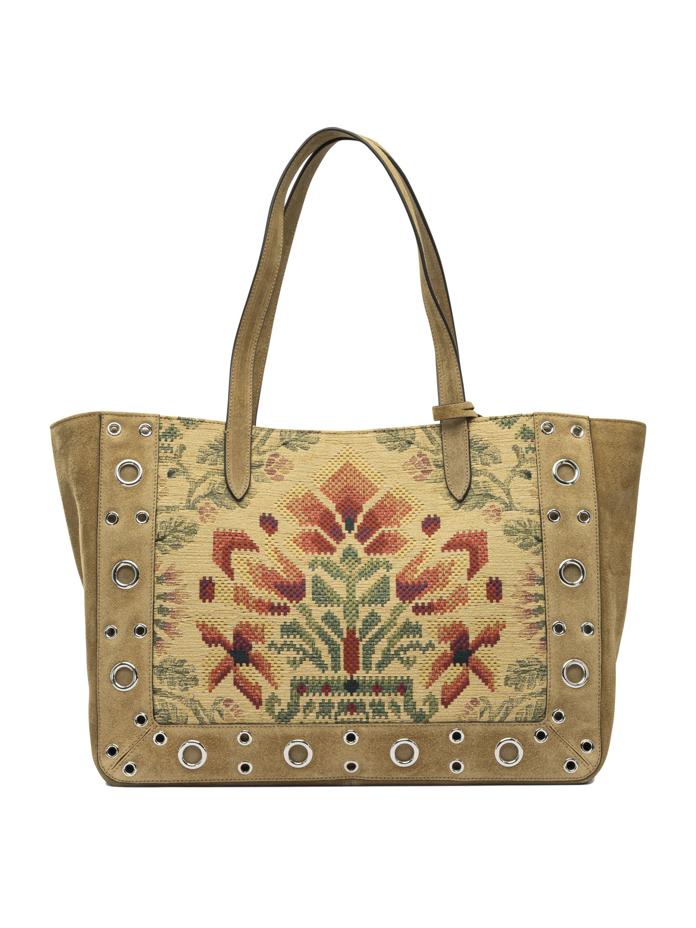 Embroidered "Nellcôte" shopper bag - Image 3