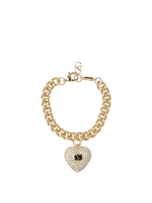 "Coeur Royal" bracelet with Swarovski crystals