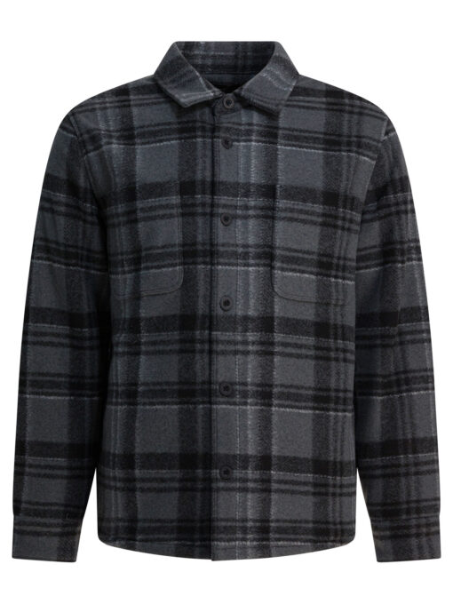 Check overshirt jacket