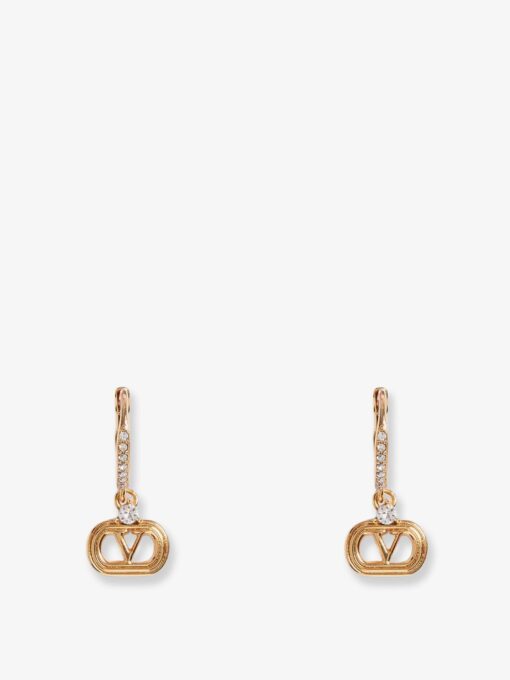 Ovalette metal and Swarovski® crystals earrings