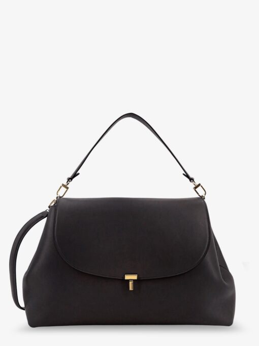 T-Lock leather shoulder bag