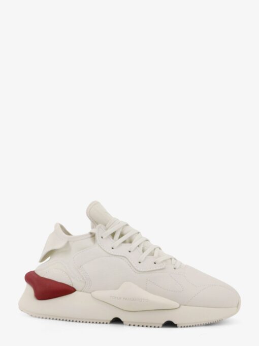 Y-3 Kaiwa leather and neoprene sneakers