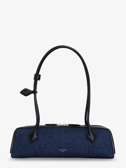 Le Teckel denim shoulder bag