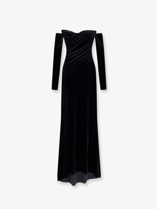 Julien velvet long dress