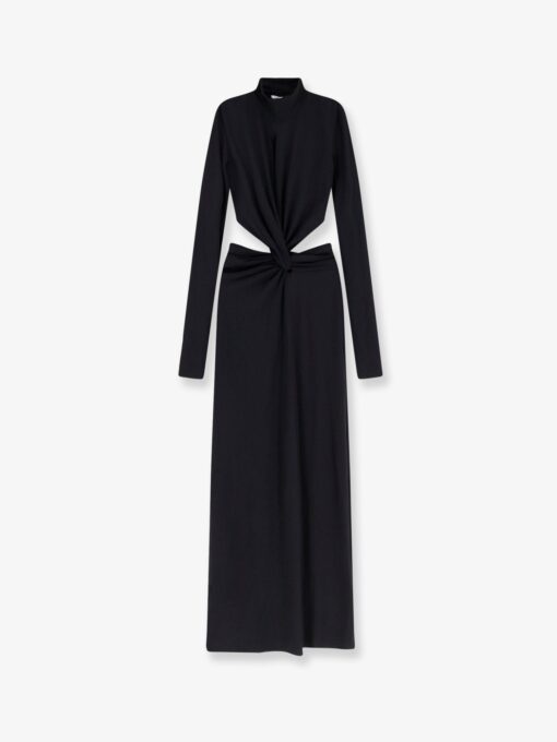 Leonie stretch fabric long dress