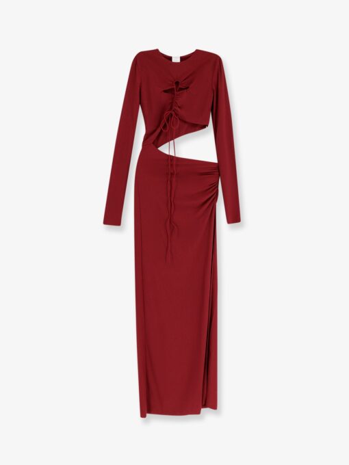 Maggie stretch fabric long dress