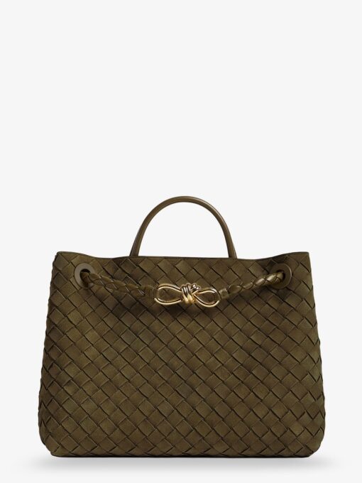 Andiamo suede shoulder bag with Knot detail