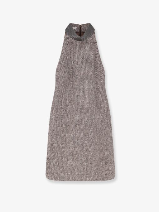 Virgin wool mini dress