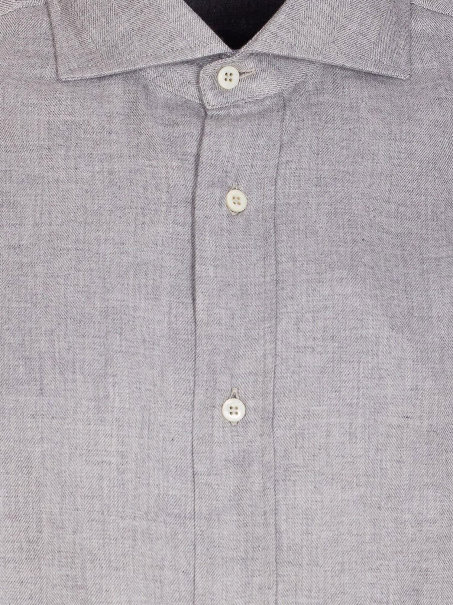 Cotton blend slim fit shirt - Image 3