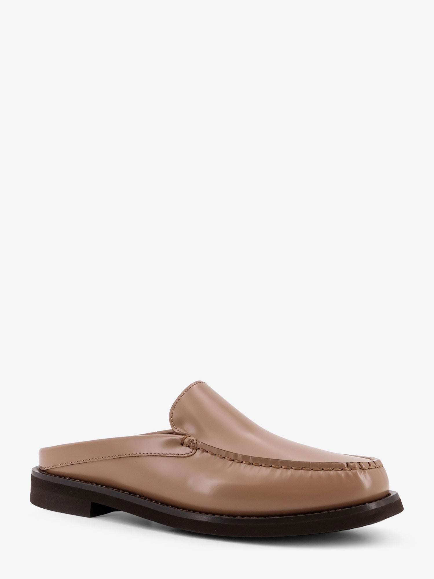 Leather sabot loafer - Image 2