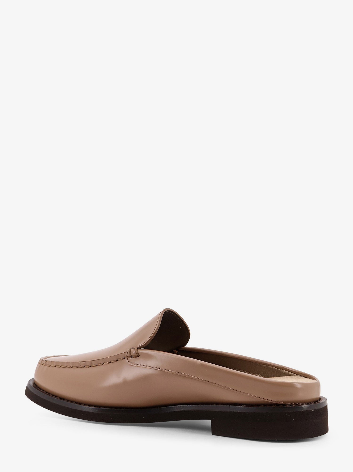 Leather sabot loafer - Image 3