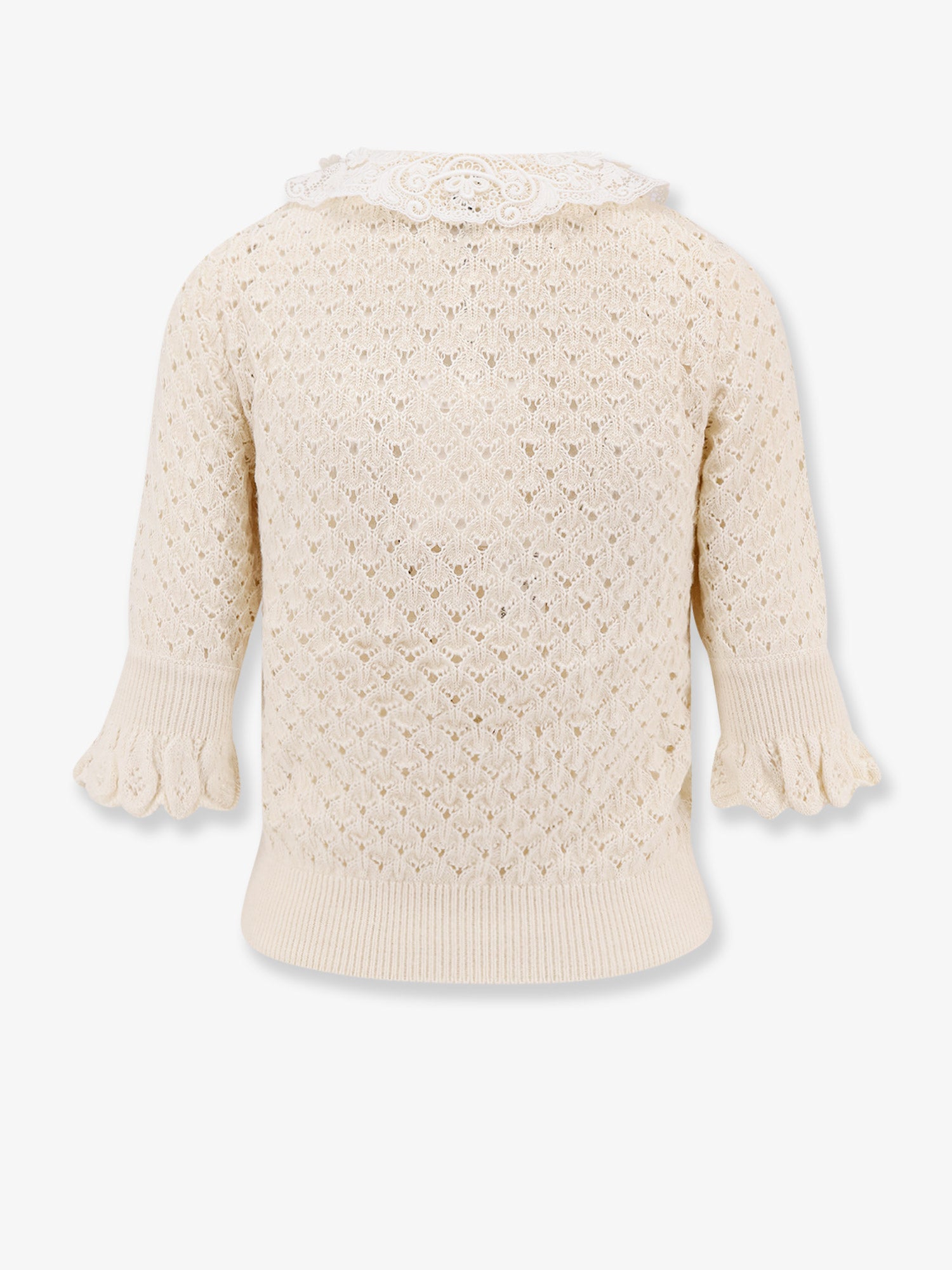 Cotton, alpaca and silk top - Image 2