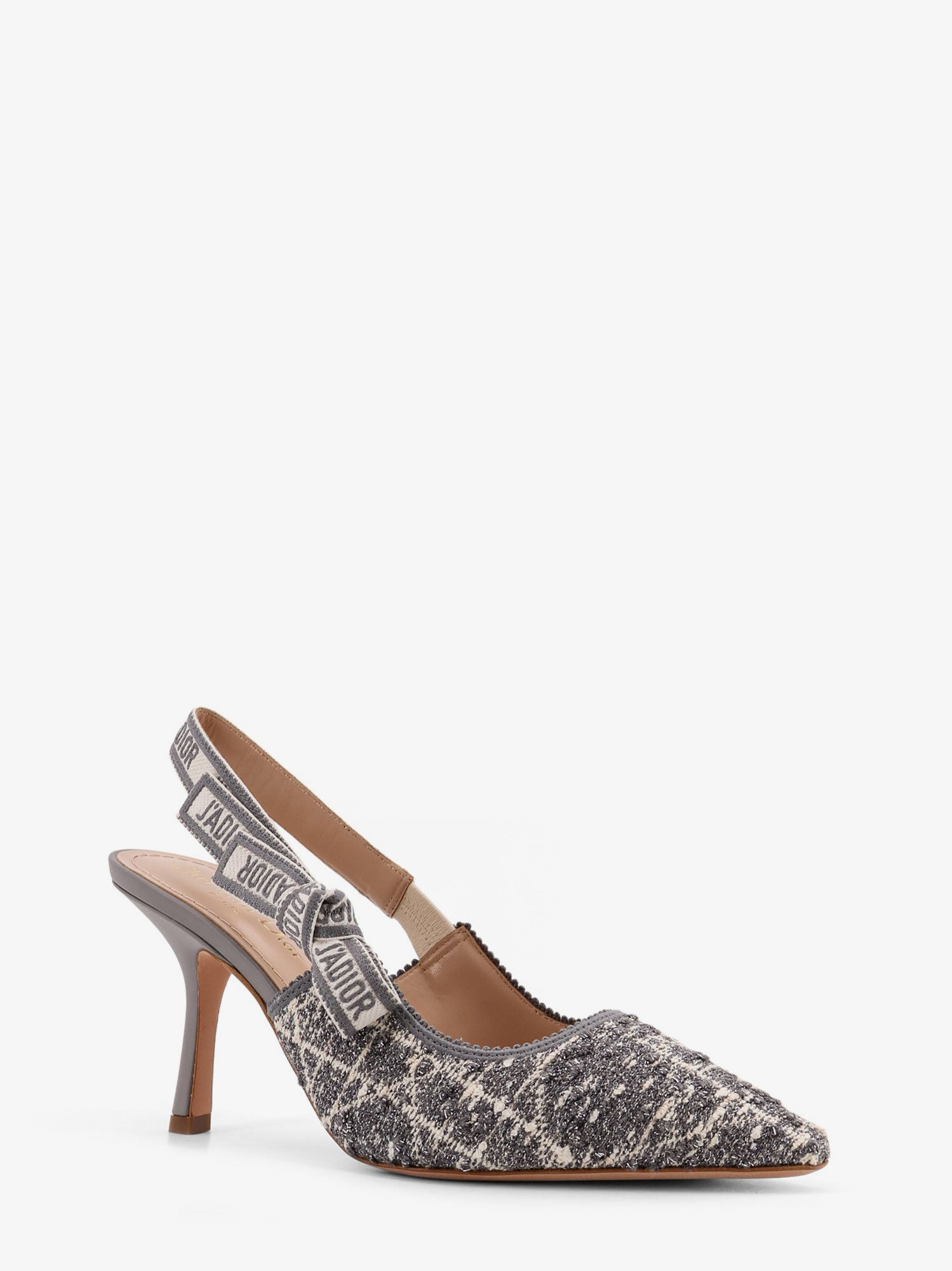 J'Adior cannage tweed slingback pumps - Image 2