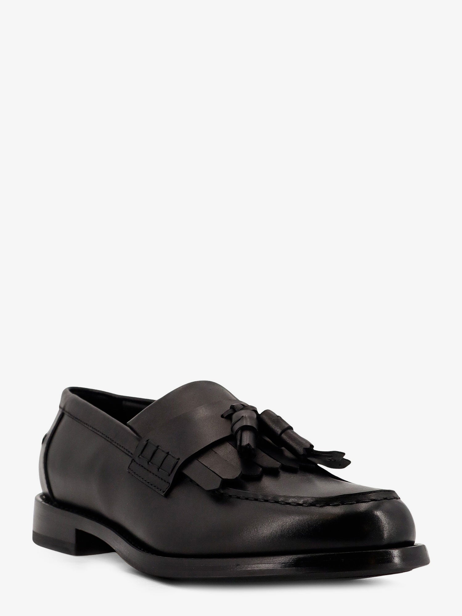 Leather loafers with tassels - Image 2
